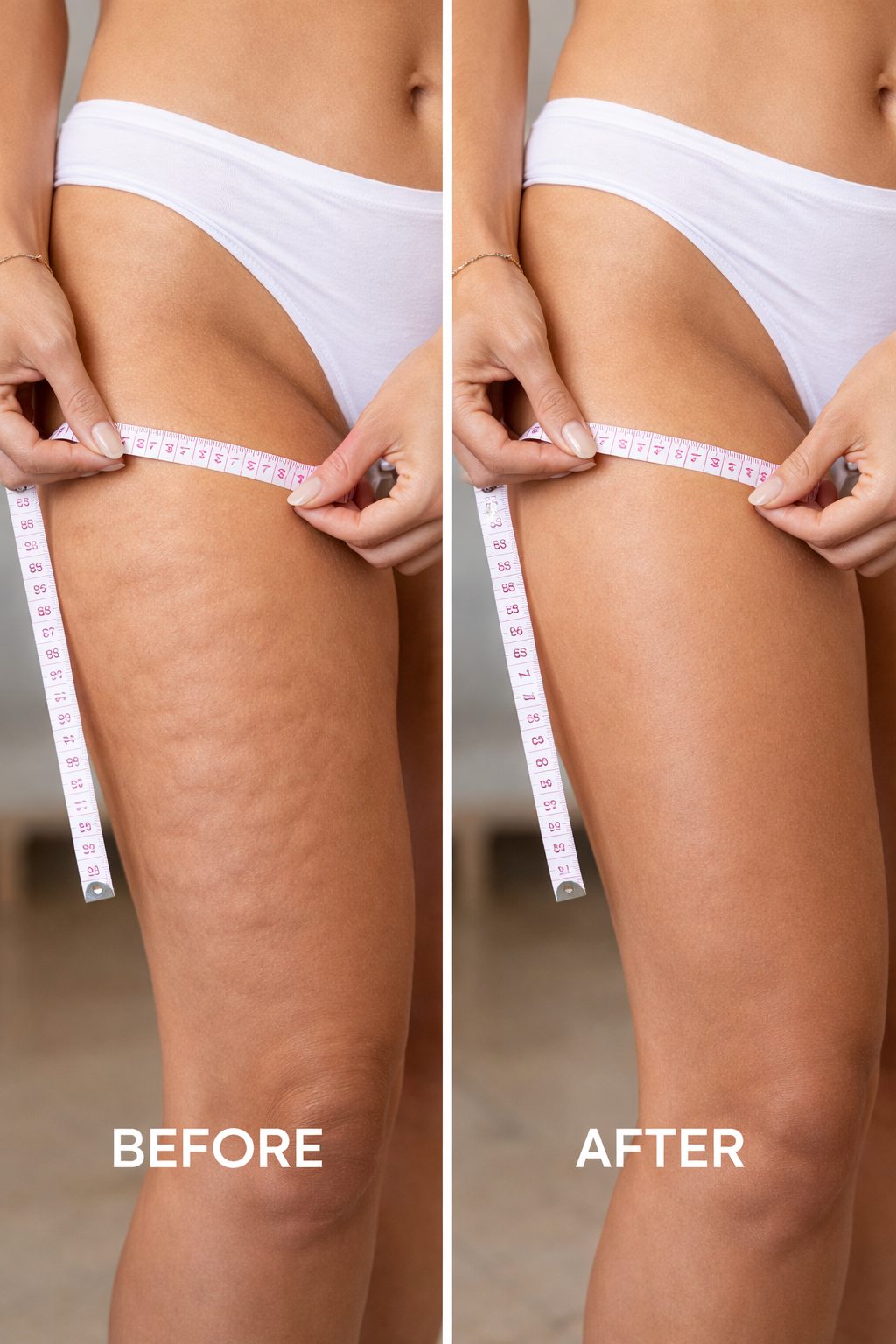 Visible skin improvement results from the Cellulite Fix program